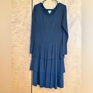 LuLaRoe EUC size XL Black Georgia Dress